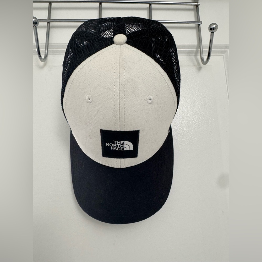 The North Face Keep It Patched Trucker Hat Black and White